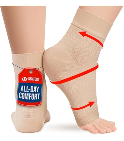 Chaussettes De Compression Médicale - 20-30 MmHg - 2 Paires - Pour Gonflement, Fasciite Plantaire, Sport - Homme/Femme - Noir