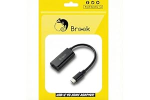 Brook USB-C to HDMI Adapter 4K 60Hz with 100W PD Charging, USB Type-C to HDMI Converter for Switch and Switch 2, Steam Deck, 