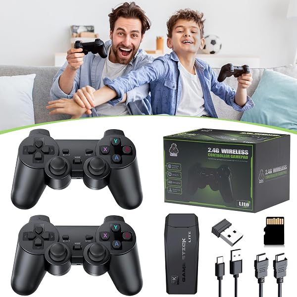 Console Rétro Ohphnt Retrowave G11 Pro - 60 000 Jeux, 4K, 256Go - Avec 2 Manettes Sans Fil - Plug & Play