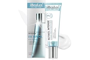 GUWADA Temporary Tightener Eye Cream-Instantly Reduces Under-Eye Bags, Dark Circles&Wrinkles, Anti-Aging with Retinol&Hyaluronic Acid,Under Eye Care Creams Suit Women Men Firm Smooth firming Non-Greasy-IIII