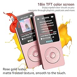 RUIZU 64GB MP3 Player with Bluetooth