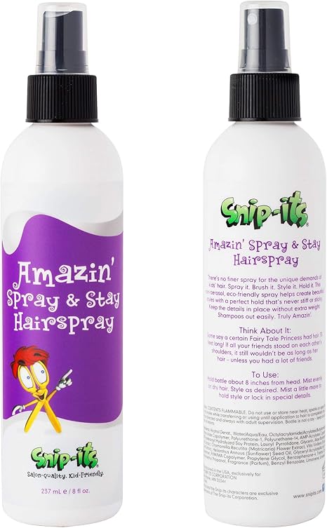 Snip Its Amazin Spray Stay 8oz Kid Friendly Non Aerosol