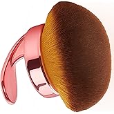 Blend & Blur Ultra Large Body Makeup Brush For Self Tanner, 5.11inch Wide-headed Kabuki Brush, Leg Makeup &Bronzer Self Tan Applicator Provides Effortless Pretty Finish, Blending Applicator- Rose Gold
