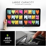 Vault X 12 Pocket Trading Card Zip Binder Teal 480 Cards Exo-Tec view 4