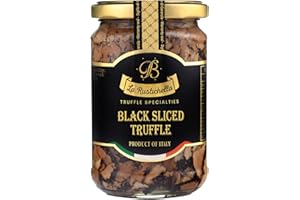 La Rustichella - Black Sliced Truffle - 100% Made in Italy | Vegan, Gluten-Free, Cholesterol-Free (9.88 oz (280 gr))