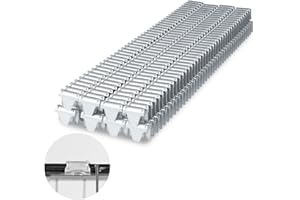 KAMSIN CL-72 Vertex Clips 3/4-Inch(18mm) Crown Hartco Clips 1120 PCS Galvanized M66 Clinch Clips for Clinching Tool, Clinching Clipper Gun, Spring Mattress (Galvanized, 1120 PCS/Box)