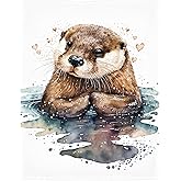 Rstick Otter Blanket Cute Animal Fleece Blanket Soft Fuzzy Plush Throw Blankets for Couch Bed 60"x80"