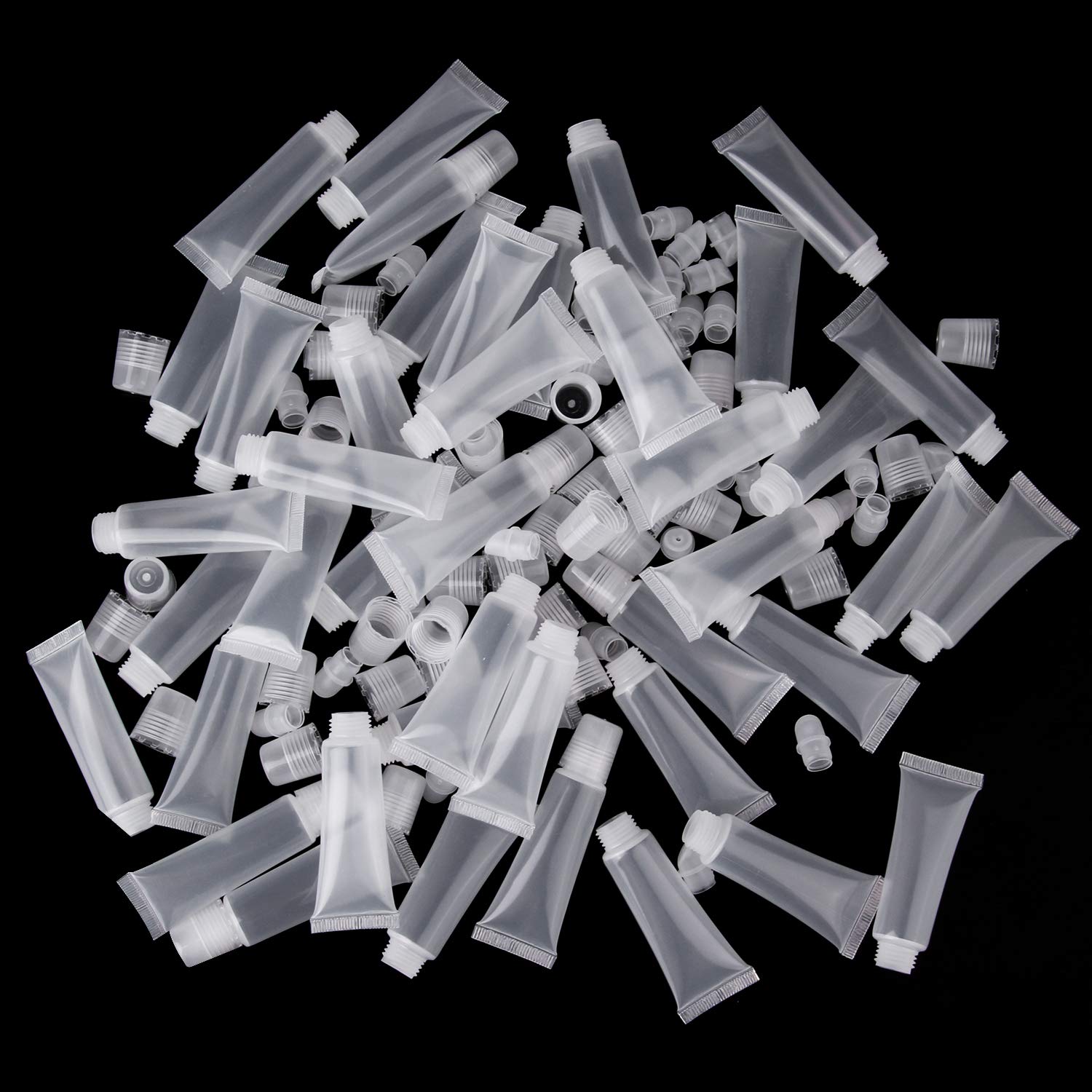 40Pcs 10ml Empty Tubes Lip empty lip gloss containers for Lip Gloss Balm Cosmetic by HRLORKC : Beauty