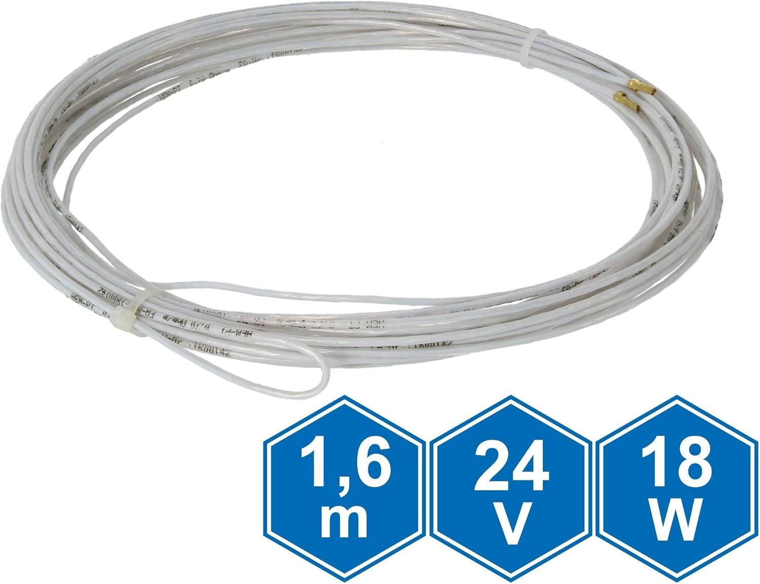 Selbstbegrenzendes Heizkabel 20W/m 50m - Frostschutz Für Wasserleitungen & Dächer