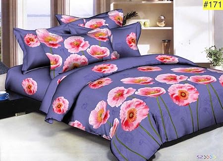Reliable Trends Polycotton Queen Size Quilt Cover/Dohar 90x100 inches (Orchid)