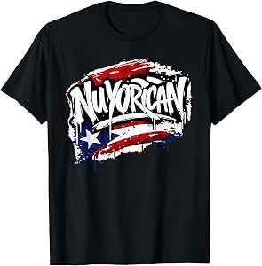 Nuyorican Graffiti Style Puerto Rican NYC Graphic T-Shirt
