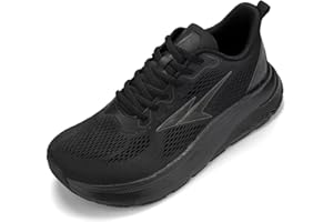 Pozvnn Mens Wide Walking Shoes Soft Sole Non Slip Running Comfortable Tennis Breathable Athletic Gym Workout Sport Sneakers