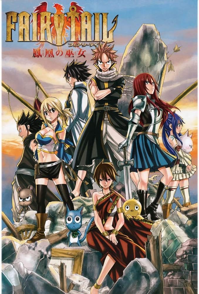 Lupovin 300/500/1000 pcs Parents and Children Entertainment Puzzle Game Cartoon Character Puzzle Anime Fairy Tail Wooden Puzzle (Size : 1000pcs)