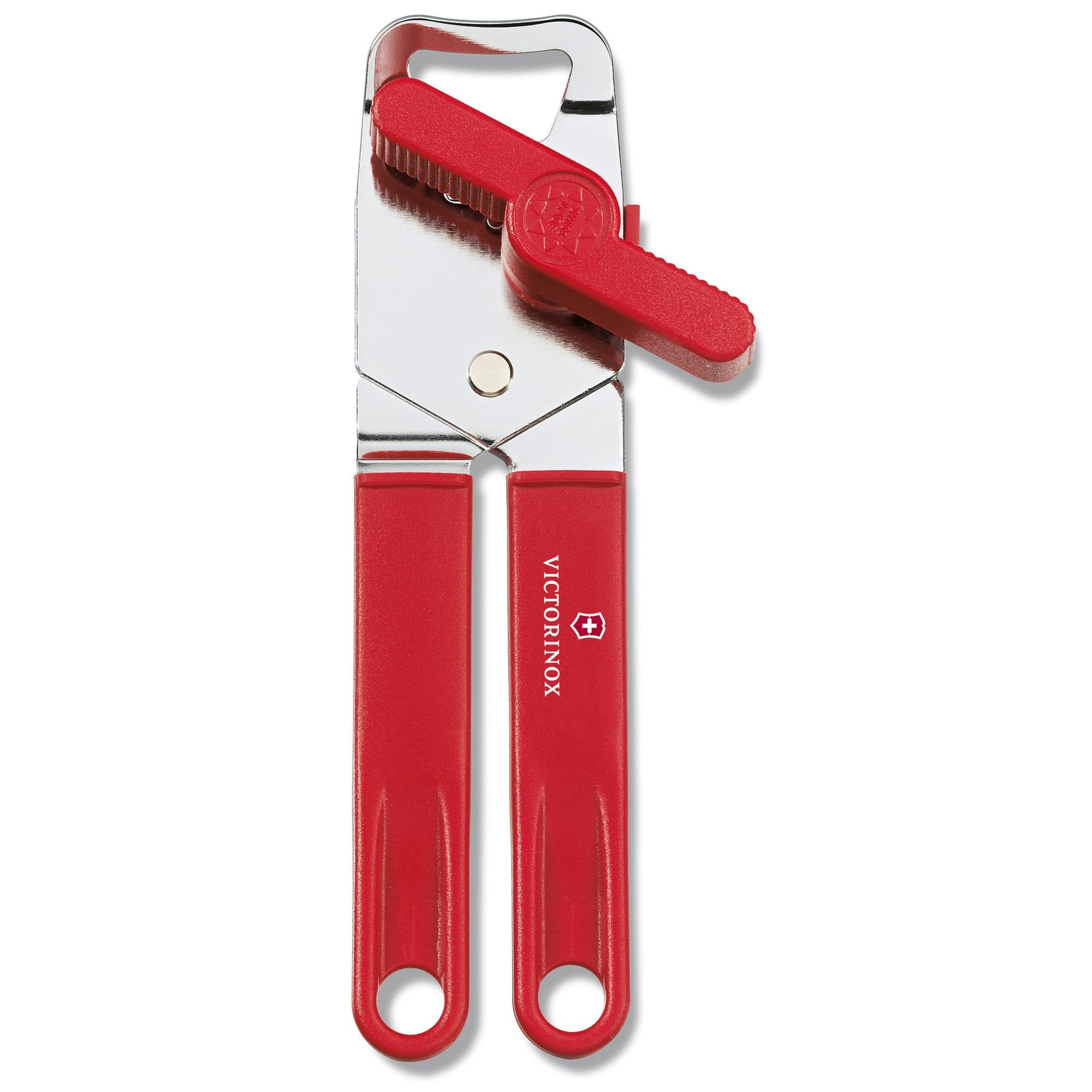 Victorinox Universal Can Opener, With Bottle Opener, Safe Handling, Robust Plastic Handle, Swiss Made