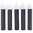 Brita Water Bottle Replacement Water Bottle Filters, Black, 5 Count
