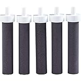 Brita Water Bottle Replacement Water Bottle Filters, Black, 5 Count