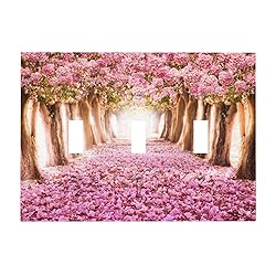 Romantic Pink Cherry Forest 3 Gang Light Switch