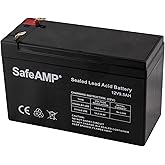SafeAMP RBC17 UPS Battery for Select APC Models, 12V 9.5Ah | Fits compatible E650G1, BE750G, BR700G, BE850M2, BE850G2, BX850M, BE650G, BN600, BN700MC, and BN900M.