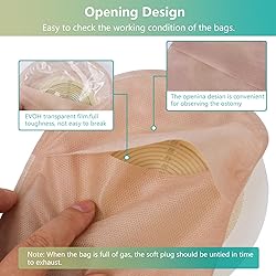 20 PCS Urostomy Bag Drainable Pouches with Measure