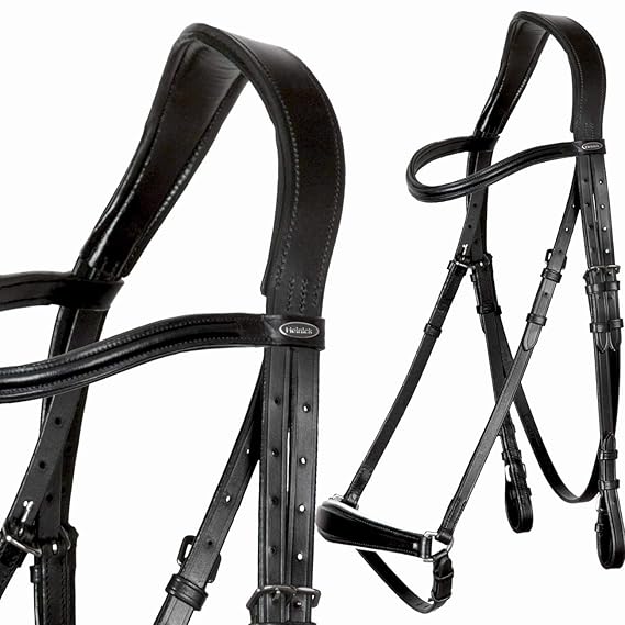 Heinick-Reitsport Trense Hannoveranisch hannoversch Schwarz Weiß ~ Classic ~ WB VB
