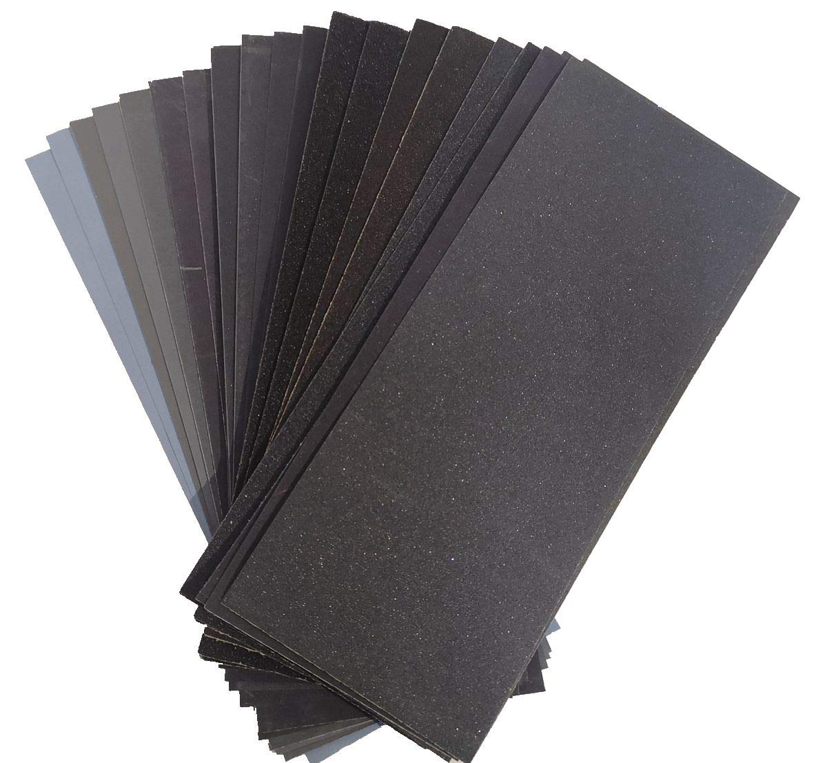 Photo 1 of Sandpaper Assortment 80 to 5000 Assorted Grit Sanding Sheets Wet Dry Fine Sand Paper Pack for Wood Furniture, Car Polishing, Wall Repair?Metal Sanding, 28 Sheets