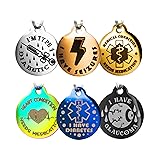 Engraved Dog/Pet Tags Personalized Deaf, Special