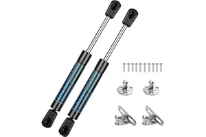 ARANA 7 inch Gas Struts Spring Shocks 18 lb/80 N, 7" Gas Props Struts for Tool box Lid Cabinet doors Sentry Safe Replacement Parts Utility Job Toy Box with Ball Studs