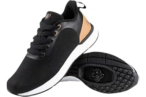 Tommaso Men's Indoor Cycling Shoes – SPD Compatible – Pre-Installed Cleats – Road, Gravel & Spin Bike Shoes – Walkable Design