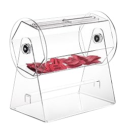 Uzant Acrylic Raffle Drum, Transparent Raffle