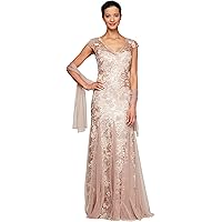 fitted lace wedding dress Amazon.com: Alex Evenings Women's Long Sleeveless Mother of the Bride Dress  with Shawl (Petite and Regular Sizes), Champagne, 4 : Clothing, Shoes &  Jewelry