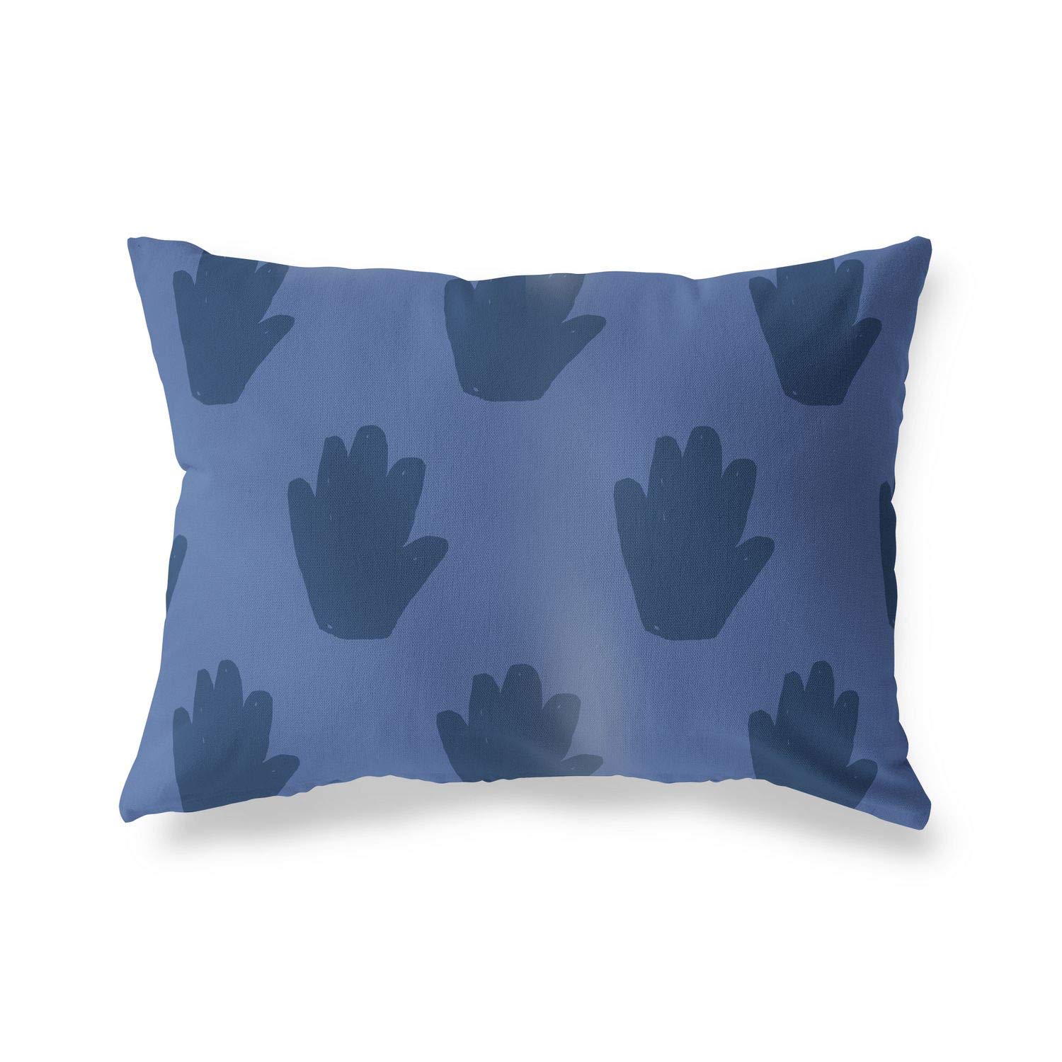 BonaMaison Decorative Cushion Cover, Blue Throw Pillow Covers, Home Decorative Pillowcases for Livingroom, Sofa, Bedroom, Size: 45X60 Cm - Designed and Manufactured in Turkey