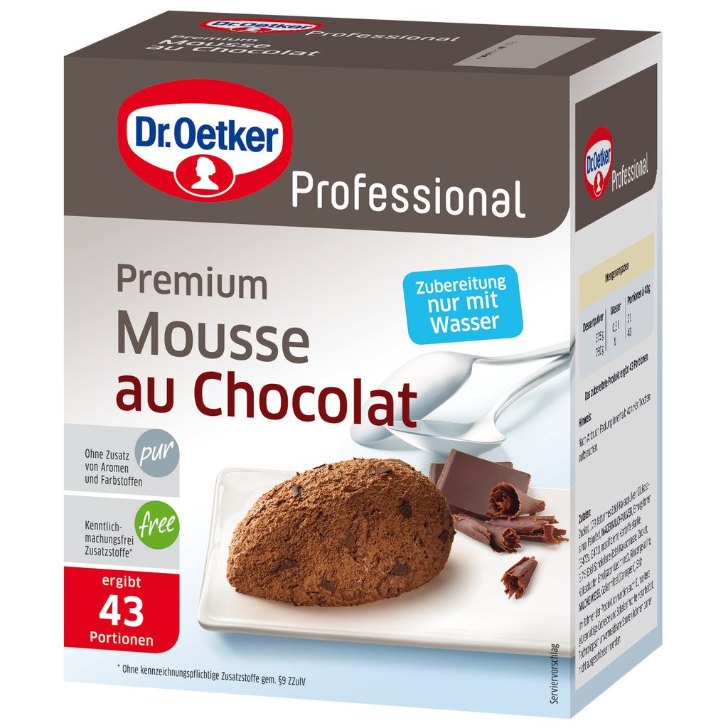 Dr Oetker Professional Premium Mousse Au Chocolat Mit