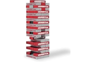 NCAA College Tabletop Stackers Block Game by Wild Sports - Perfect Gift for College Football Fan, Dorm Game, Rec Room, Tailgate