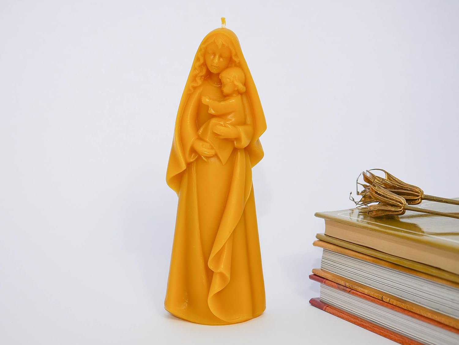Mother with Child Beeswax Candle Ideal Gift for Mum/Mom Symbol of