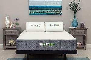 GhostBed Mattress-Full 11 Inch-Cooling Gel Memory Foam-Mattress in a Box-Most Advanced Adaptive Gel Memory Foam–Coolest Mattress in America-Made in the USA–Industry Leading 20 Year Warranty