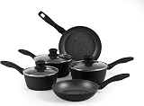 Russell Hobbs Metallic Marble 5 Piece Pan Set Non-Stick Induction 20/24cm