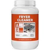 Active Element Fryer Cleaner - 8-lbs - Fryer Boil Out - Contains 21 Cleanings - Concentrated Powder - Commercial Strength - Removes Burnt On Organics - Deep Fryer Cleaner