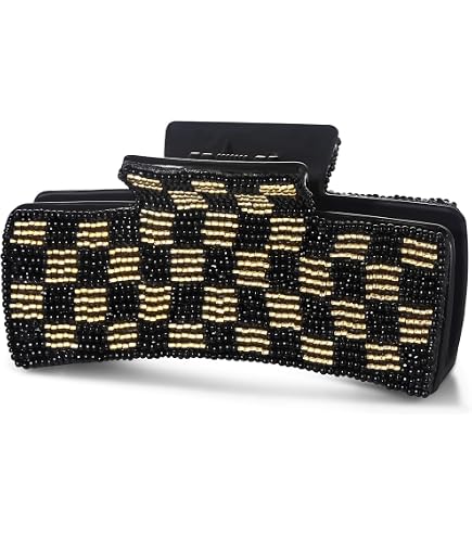 Amazon.com: Beaded Game Day Hair Claw Clip for Women Large  display picture 1