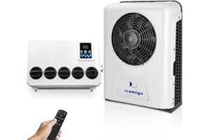 Treeligo 24V Truck Air Conditioner, 13500 BTU Fast Cooling Air Conditioner, 24 Volt Mini Split AC Unit for Camper, RVs, Harvesters, Construction Vehicles, Cranes, Tractors, Pickups