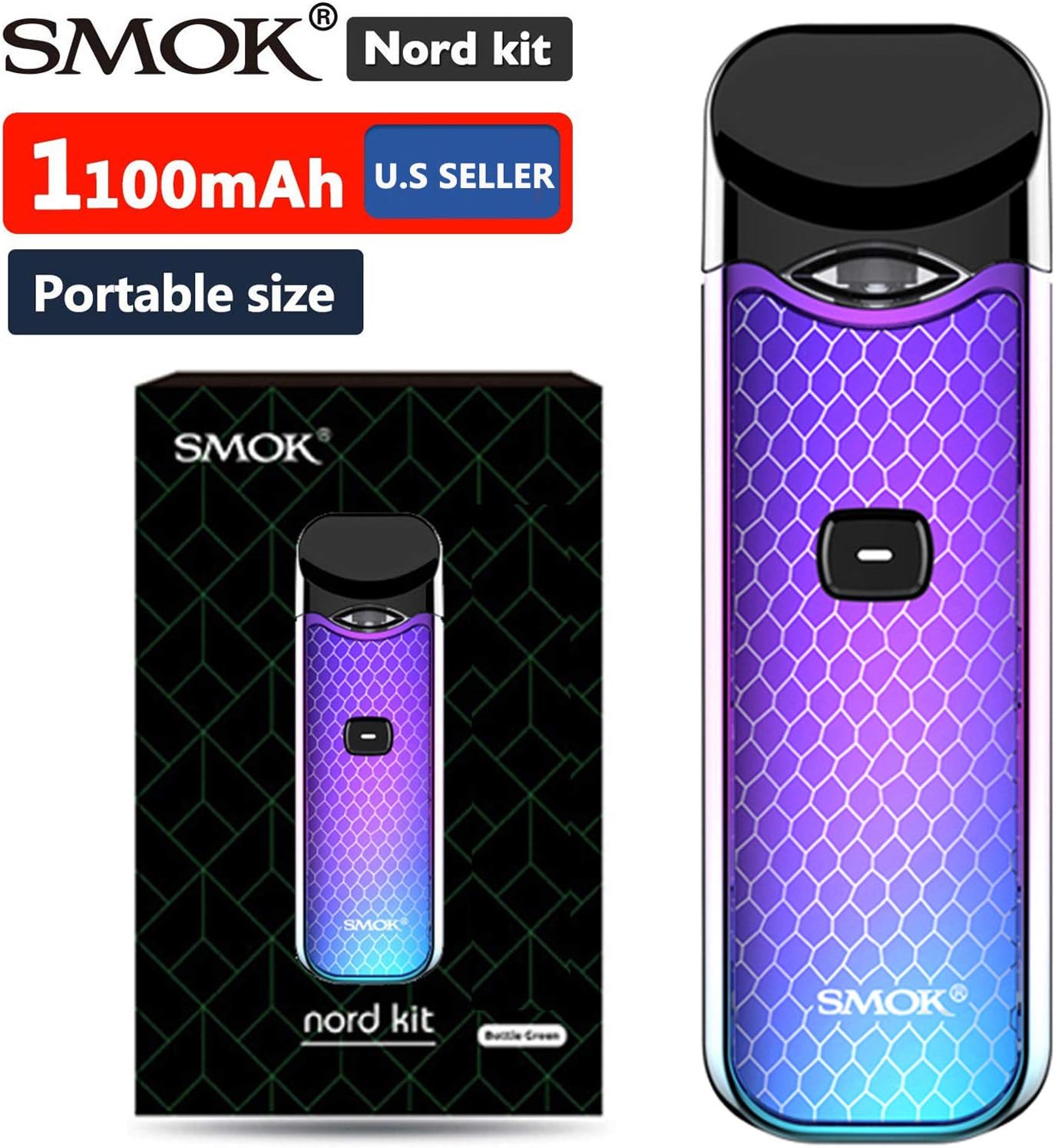 NORD Stylish Portable Pod Kit (Rainbow)