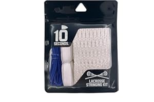 10 Seconds - Proline Lacrosse Stringing Kit Mesh, Weather-Resistant and Precision Stringing. includes: Shooting String, Shooting Lace, Sidewall and Self-Tapping Screws