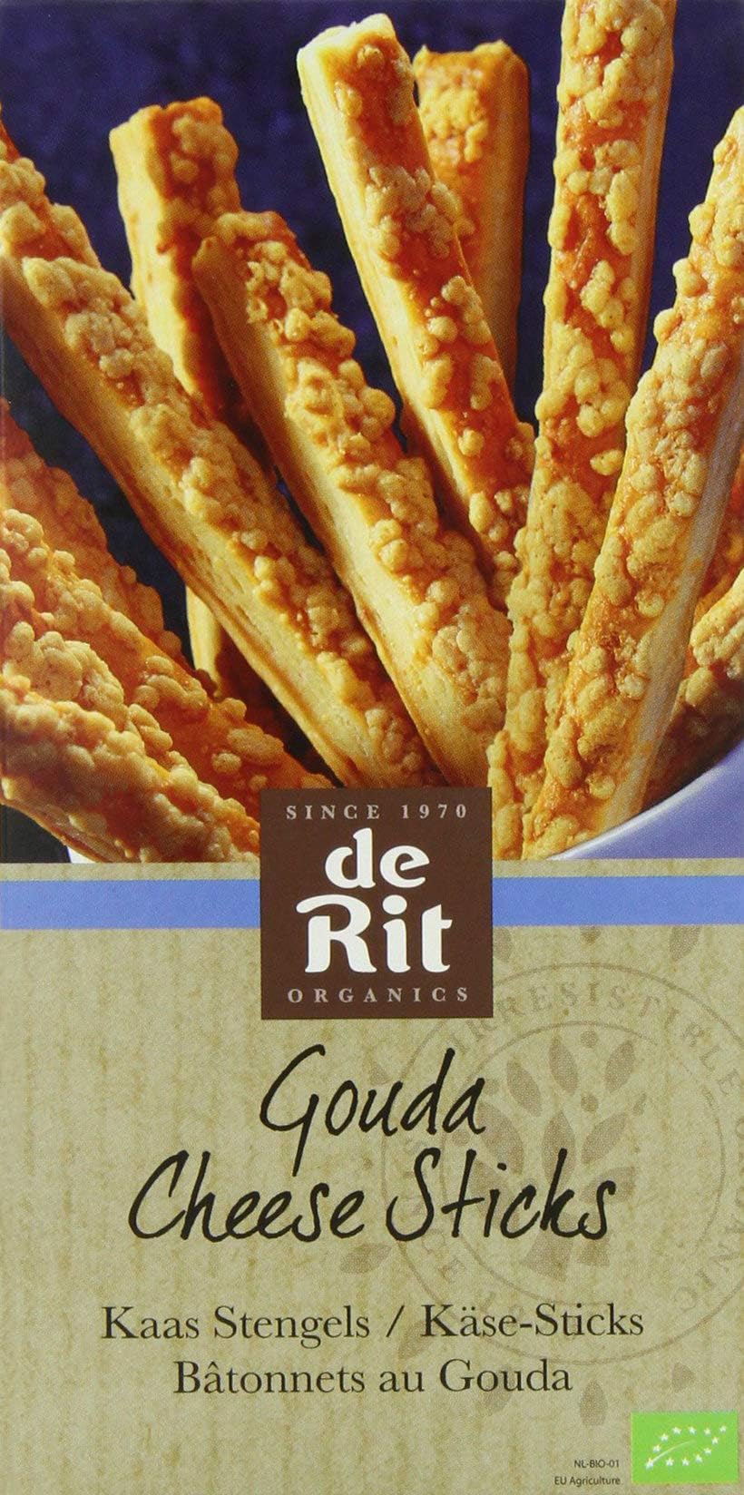 De Rit Organic Gouda Cheese Sticks 100 g (Pack of 5)