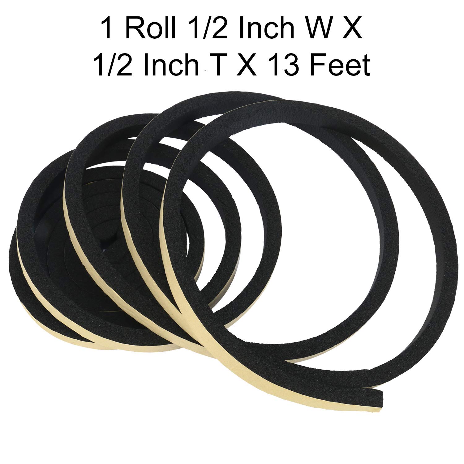 1 2 x 1 2 foam weather stripping