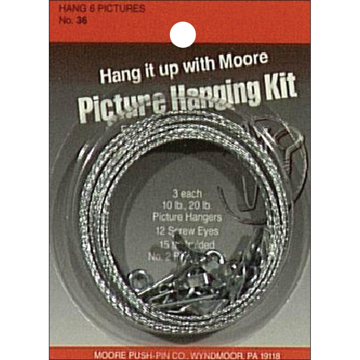 Moore PushPin Picture Hanging Kit Amazon.co.uk Kitchen & Home