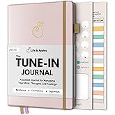 Life & Apples Journal for Women – Guided Mindfulness Journaling Notebook with prompts - for Improved Mental Health, Less Anxiety & Stress, More Positivity & Resilience – A5 Tune-in Rose Gold