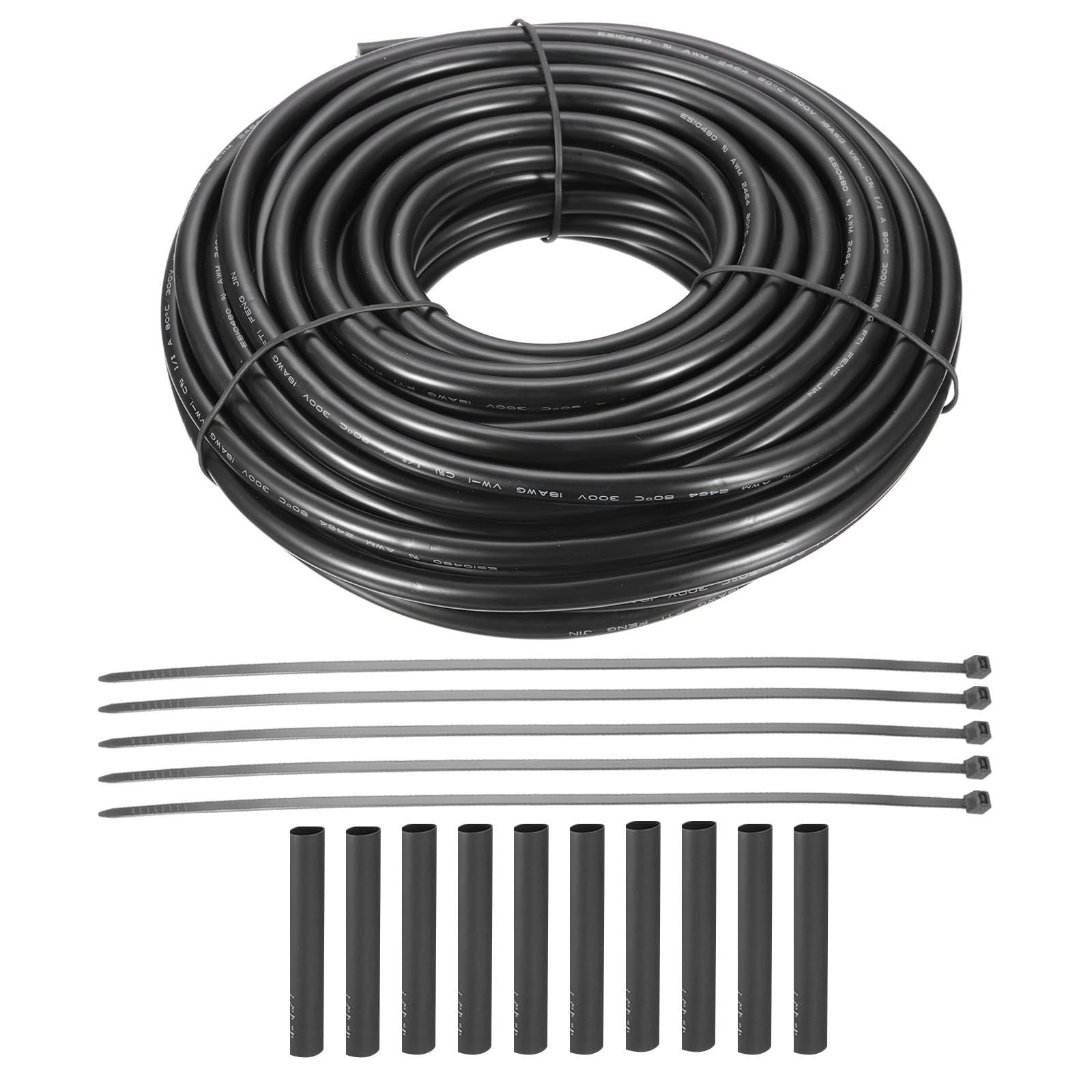 uxcell 20 Gauge Wire 5 Conductor Electrical Wire, 20 AWG Stranded PVC Cord, 20/5 Low Voltage Landscape Lighting Copper Cable for House Wiring Garage Trailer Boat Wiring, 15.2m/50ft