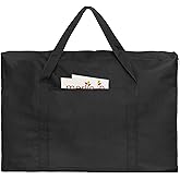 Cupohus 19" x 25" Lightweight Art Portfolio Bag (Edition 2.0) with Outer Pockets and Handle, Student Carry Transport Storage Bag for 18" x 24" Artworks