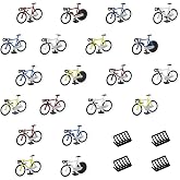 Evemodel C8702 HO Scale 20pcs Bikes and 4pcs Parking Racks1:87 Bicycles Model Trains Layout