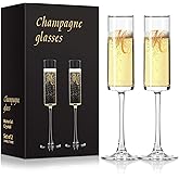 Ocean ice Mr and Mrs Champagne Flutes, Wedding Champagne Flutes Glass 7 oz, Straight Champagne Glasses Set of 2, Bride and Groom Champagne Glasses, Mr and Mrs Gifts, Wedding Gifts Dishwasher Cleaning