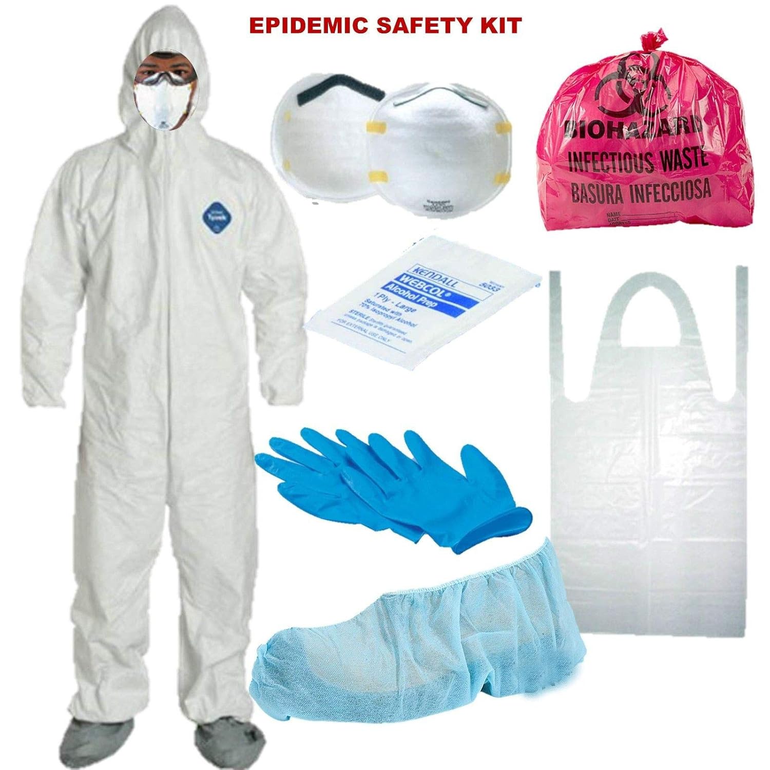 HAZMAT SAFETY SUIT, GrandSlamm by KIT PROTECTION SURVIVAL DISASTERS